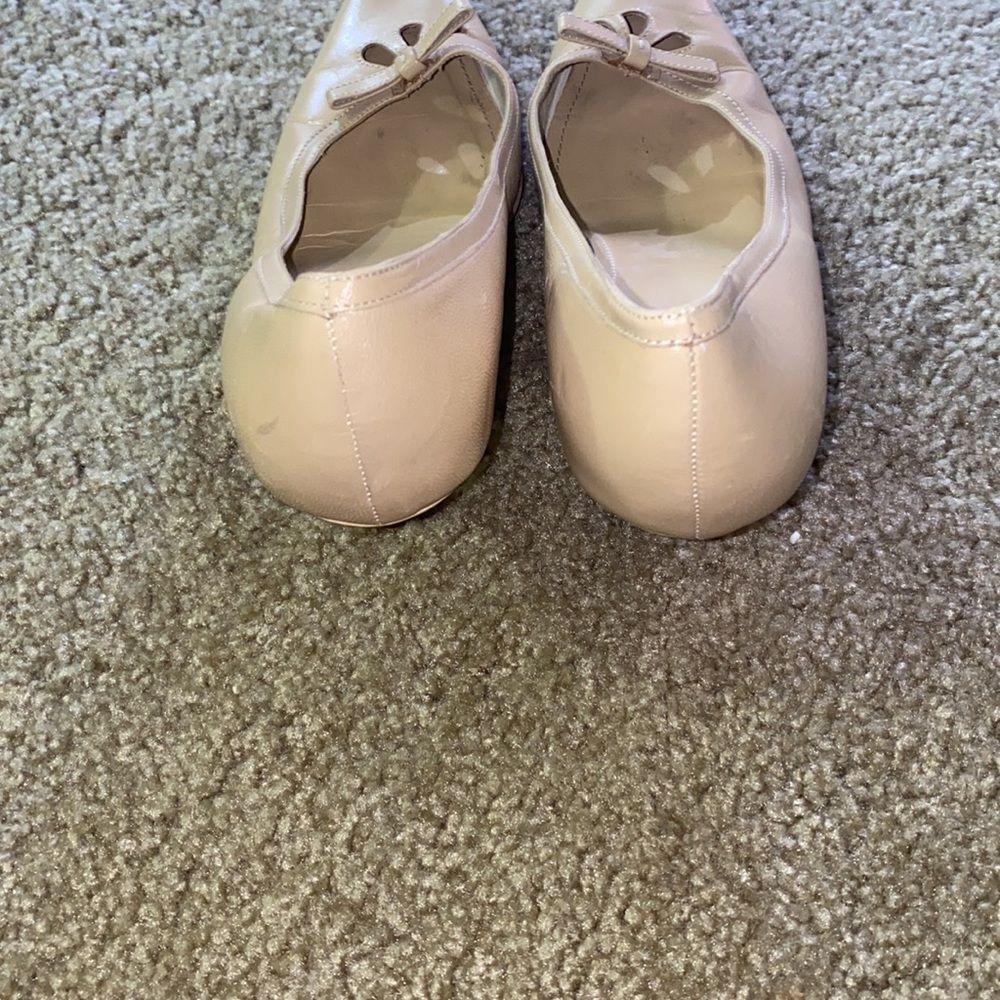 COACH LYNDA LEATHER POINTED TOE BOW KITTEN HEELS - Picture 4 of 4